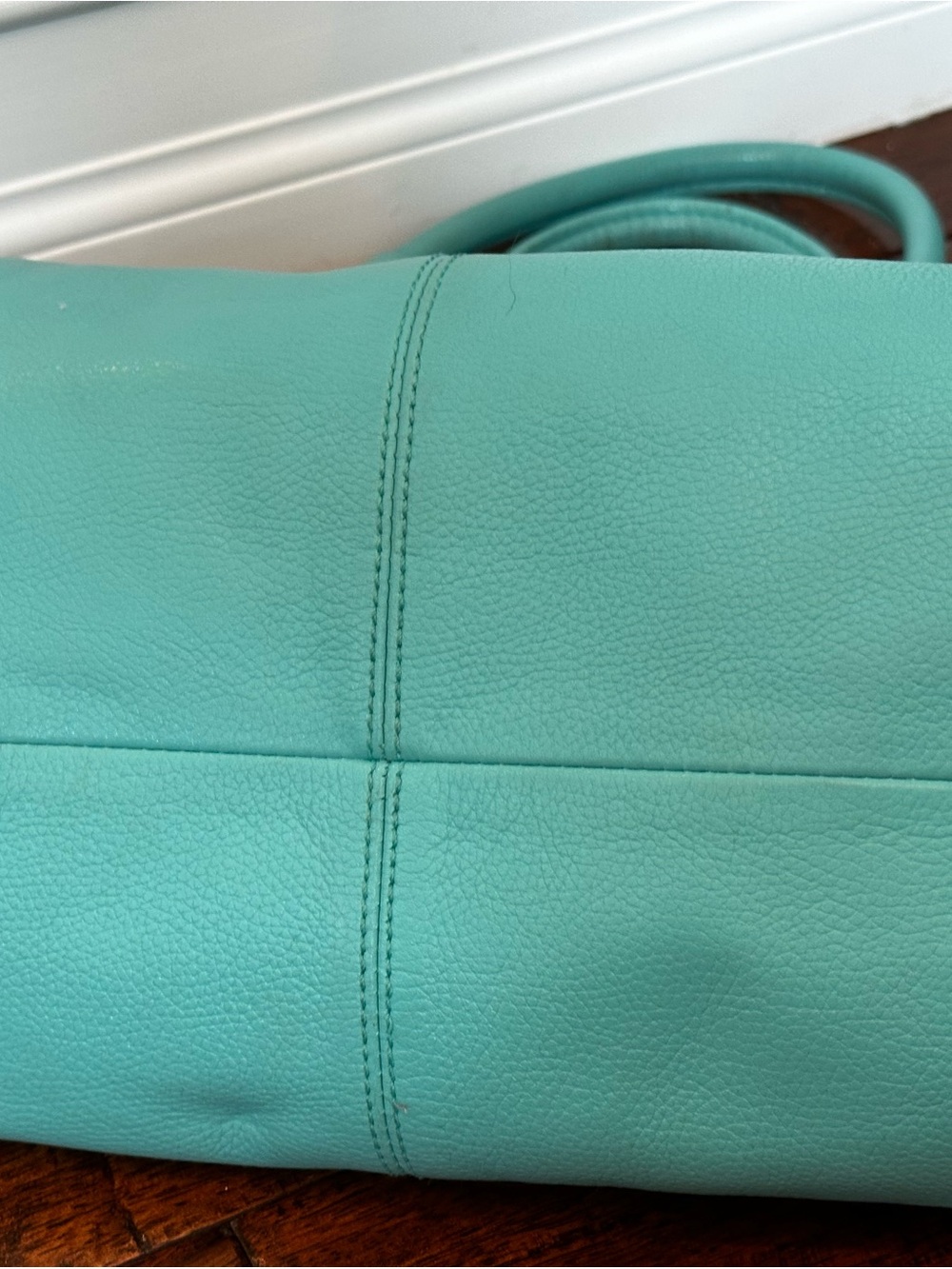 Kate Spade | “Caribbean Blue” Double-Handle Leather Shoulder Bag - Picture 9 of 9
